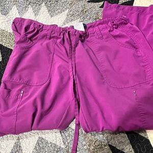 Koi scrub pants large petite